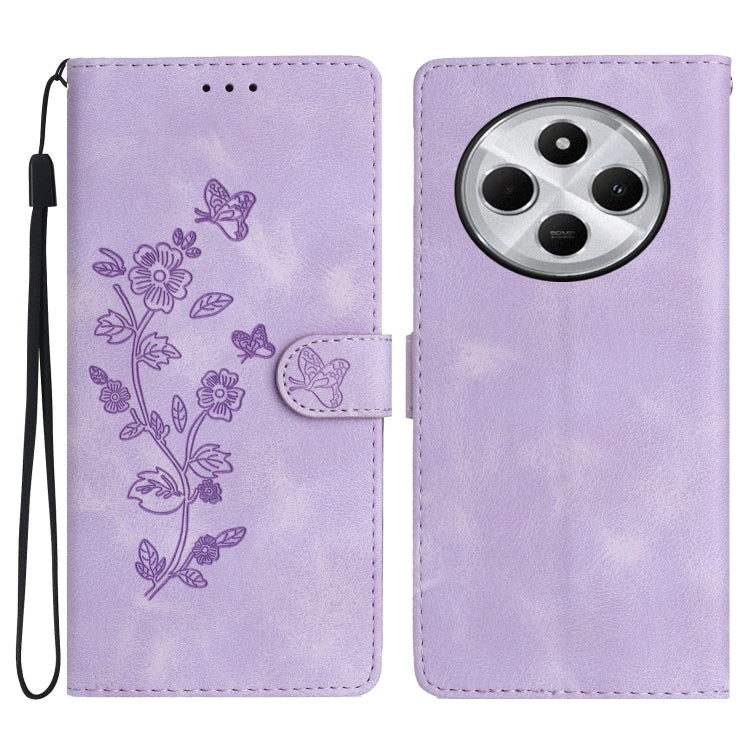 Flower Butterfly Embossing Pattern Leather Phone Case, For Redmi K90 Pro Max/Poco F8 Ultra, For Redmi K90/Poco F8 Pro, For Redmi 15C 5G/4G EU 173mm, For Redmi 15 5G / 4G EU 171mm, For Redmi 15C 5G/4G Global 171mm, For Redmi 15T Pro 5G, For Redmi 15T 5G...