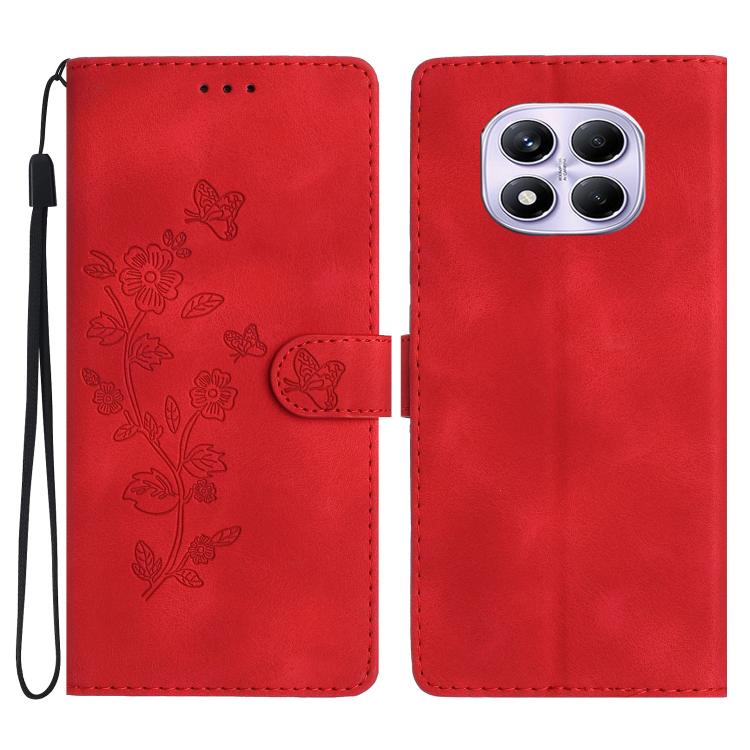 Flower Butterfly Embossing Pattern Leather Phone Case, For Redmi K90 Pro Max/Poco F8 Ultra, For Redmi K90/Poco F8 Pro, For Redmi 15C 5G/4G EU 173mm, For Redmi 15 5G / 4G EU 171mm, For Redmi 15C 5G/4G Global 171mm, For Redmi 15T Pro 5G, For Redmi 15T 5G...