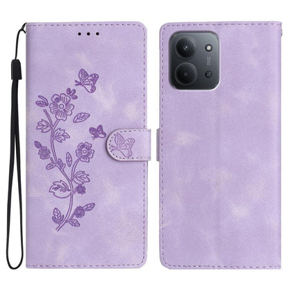 Flower Butterfly Embossing Pattern Leather Phone Case, For Redmi K90 Pro Max/Poco F8 Ultra, For Redmi K90/Poco F8 Pro, For Redmi 15C 5G/4G EU 173mm, For Redmi 15 5G / 4G EU 171mm, For Redmi 15C 5G/4G Global 171mm, For Redmi 15T Pro 5G, For Redmi 15T 5G...