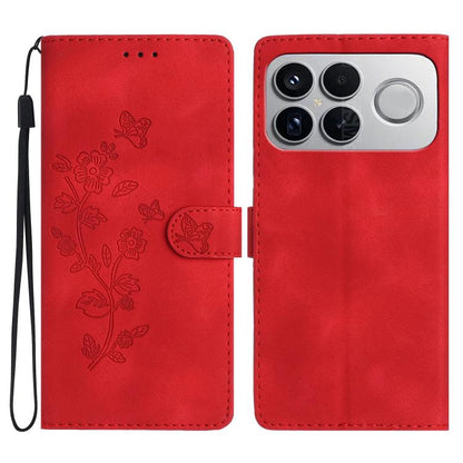 Flower Butterfly Embossing Pattern Leather Phone Case, For Redmi K90 Pro Max/Poco F8 Ultra, For Redmi K90/Poco F8 Pro, For Redmi 15C 5G/4G EU 173mm, For Redmi 15 5G / 4G EU 171mm, For Redmi 15C 5G/4G Global 171mm, For Redmi 15T Pro 5G, For Redmi 15T 5G...