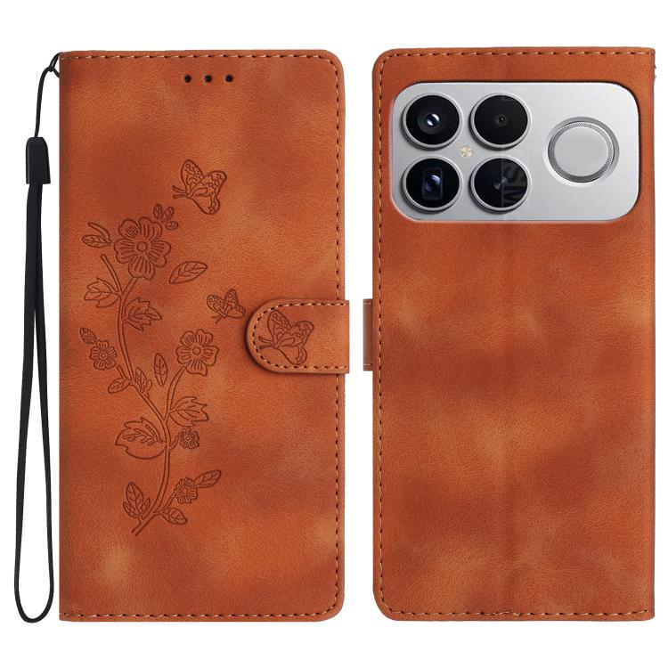 Flower Butterfly Embossing Pattern Leather Phone Case, For Redmi K90 Pro Max/Poco F8 Ultra, For Redmi K90/Poco F8 Pro, For Redmi 15C 5G/4G EU 173mm, For Redmi 15 5G / 4G EU 171mm, For Redmi 15C 5G/4G Global 171mm, For Redmi 15T Pro 5G, For Redmi 15T 5G...