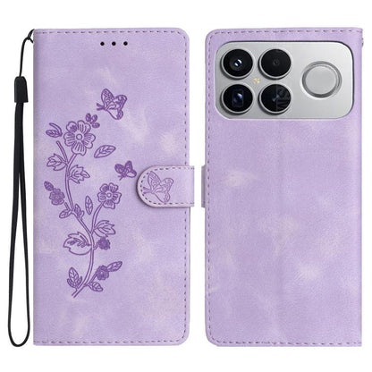 Flower Butterfly Embossing Pattern Leather Phone Case, For Redmi K90 Pro Max/Poco F8 Ultra, For Redmi K90/Poco F8 Pro, For Redmi 15C 5G/4G EU 173mm, For Redmi 15 5G / 4G EU 171mm, For Redmi 15C 5G/4G Global 171mm, For Redmi 15T Pro 5G, For Redmi 15T 5G...
