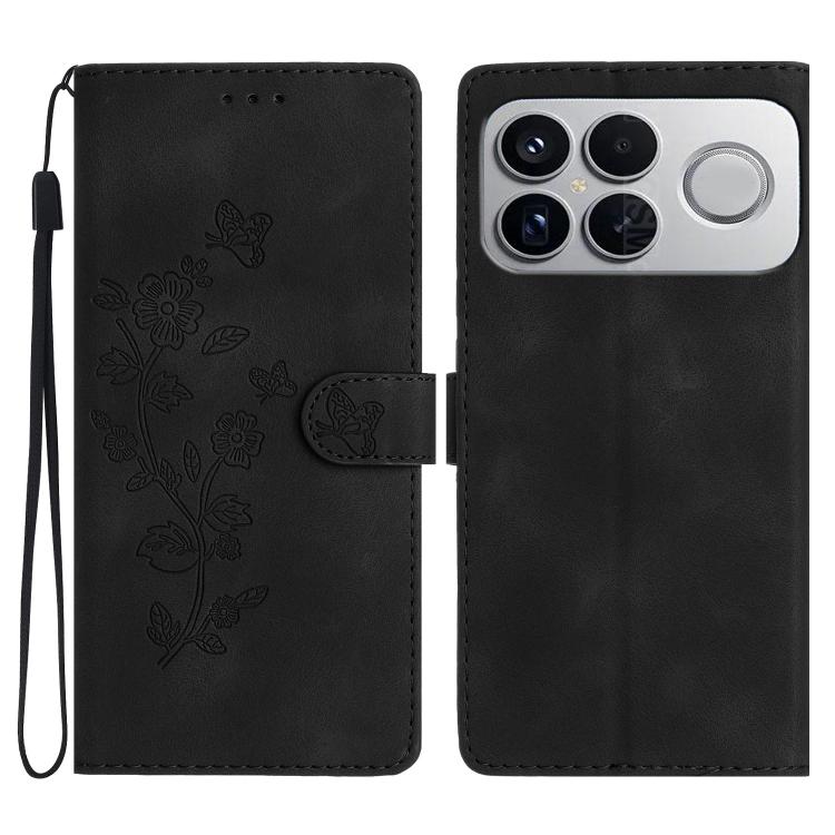 Flower Butterfly Embossing Pattern Leather Phone Case, For Redmi K90 Pro Max/Poco F8 Ultra, For Redmi K90/Poco F8 Pro, For Redmi 15C 5G/4G EU 173mm, For Redmi 15 5G / 4G EU 171mm, For Redmi 15C 5G/4G Global 171mm, For Redmi 15T Pro 5G, For Redmi 15T 5G...