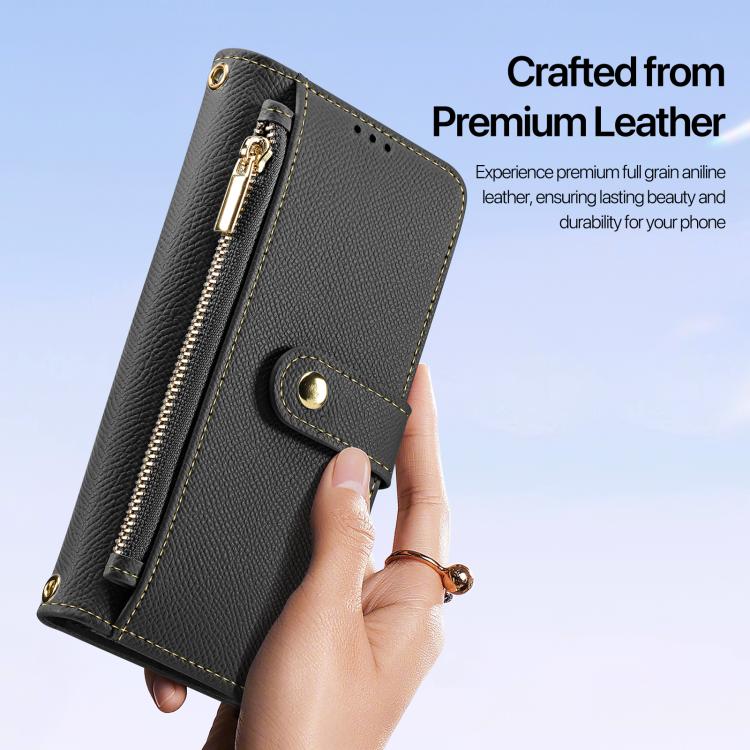 DUX DUCIS Lawa Series 2 in 1 Wallet Zipper Detachable MagSafe Phone Case with Lanyard, For iPhone 17e / 16e, For iPhone 17, For iPhone Air, For iPhone 16 Pro Max, For iPhone 16 Pro, For iPhone 16, For iPhone 15 Pro Max