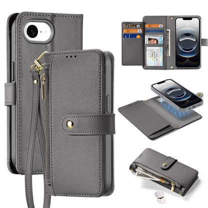 DUX DUCIS Lawa Series 2 in 1 Wallet Zipper Detachable MagSafe Phone Case with Lanyard, For iPhone 17e / 16e, For iPhone 17 Pro Max, For iPhone 17 Pro, For iPhone 17, For iPhone Air, For iPhone 16 Pro Max, For iPhone 16 Pro, For iPhone 16               ...