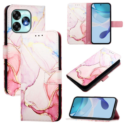 PT003 Marble Pattern Flip Leather Phone Case, For Umidigi A15 / A15C / A15T, For Umidigi Bison X20