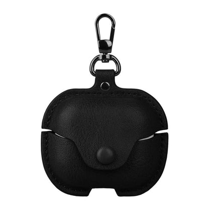 Business Leather Bluetooth Earphone Protective Case with Hook