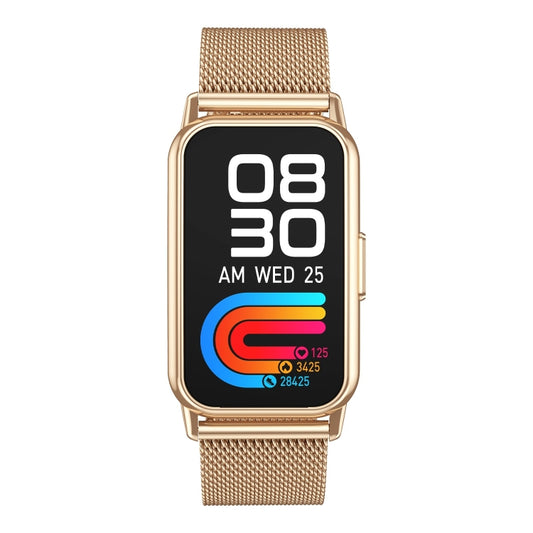 Montre connectée étanche CY22 de 1,47 pouce avec bracelet en acier, IP67, prend en charge la fréquence cardiaque / la pression artérielle