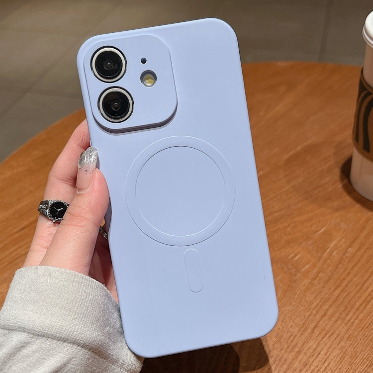 Solid Color Liquid Silicone MagSafe Magnetic Phone Case, For iPhone 11, For iPhone 11 Pro