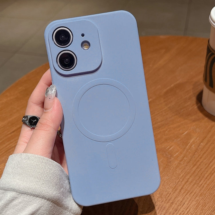 Solid Color Liquid Silicone MagSafe Magnetic Phone Case, For iPhone 11, For iPhone 11 Pro