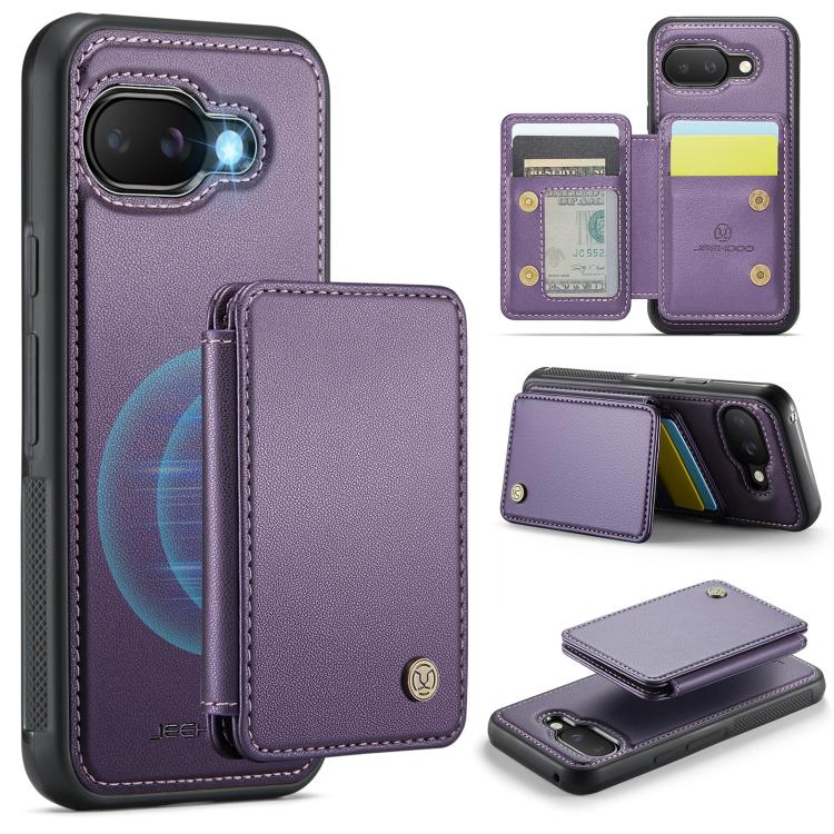 JEEHOOD J05 Business Magnetic Style RFID Leather Phone Case, For Google Pixel 11 Pro XL, For Google Pixel 11 / 11 Pro, For Google Pixel 10a, For Google Pixel 9a, For Google Pixel 9 Pro XL, For Google Pixel 9 / 9 Pro