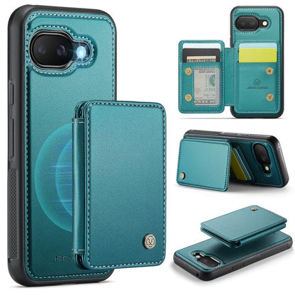JEEHOOD J05 Business Magnetic Style RFID Leather Phone Case, For Google Pixel 11 Pro XL, For Google Pixel 11 / 11 Pro, For Google Pixel 10a, For Google Pixel 9a, For Google Pixel 9 Pro XL, For Google Pixel 9 / 9 Pro