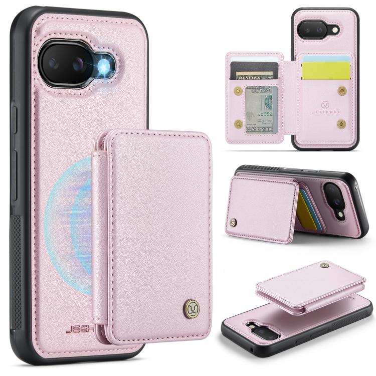 JEEHOOD J05 Business Magnetic Style RFID Leather Phone Case, For Google Pixel 11 Pro XL, For Google Pixel 11 / 11 Pro, For Google Pixel 10a, For Google Pixel 9a, For Google Pixel 9 Pro XL, For Google Pixel 9 / 9 Pro