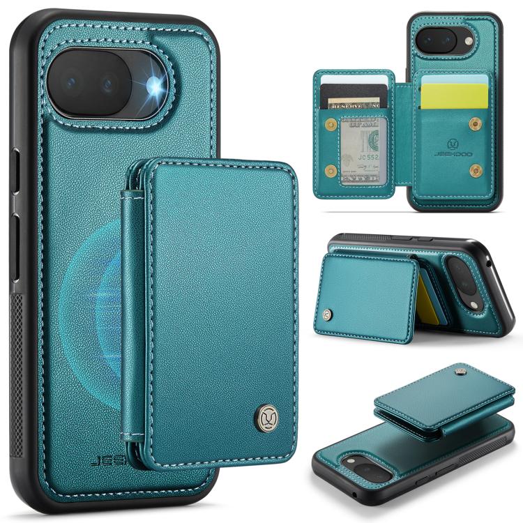 JEEHOOD J05 Business Magnetic Style RFID Leather Phone Case, For Google Pixel 11 Pro XL, For Google Pixel 11 / 11 Pro, For Google Pixel 10a, For Google Pixel 9a, For Google Pixel 9 Pro XL, For Google Pixel 9 / 9 Pro