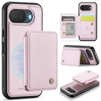 JEEHOOD J05 Business Magnetic Style RFID Leather Phone Case, For Google Pixel 11 Pro XL, For Google Pixel 11 / 11 Pro, For Google Pixel 10a, For Google Pixel 9a, For Google Pixel 9 Pro XL, For Google Pixel 9 / 9 Pro