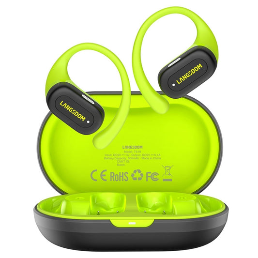 Écouteurs Bluetooth sans fil Langsdom TS19 à réduction de bruit ENC, montés sur l'oreille