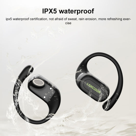 Écouteurs Bluetooth sans fil Langsdom TS19 à réduction de bruit ENC, montés sur l'oreille