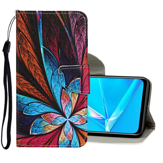 Colored Drawing Pattern Horizontal Flip Leather Case with Holder & Card Slots & Wallet, For OPPO Realme 5i, For OPPO Realme 6i, For OPPO Realme 6