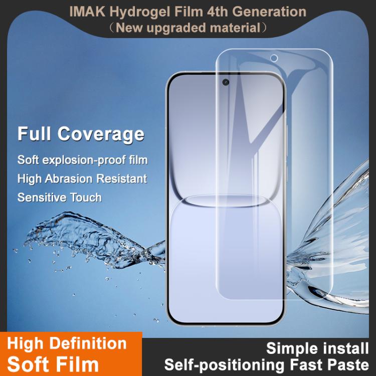 imak 4th Generation  Full Coverage Screen Hydrogel Film Protector, For Realme Neo8 5G, For Realme 16 Pro+ 5G Global, For Realme Narzo 90 5G, For Realme P4 Pro 5G, For Realme 15 Pro 5G / 15 5G Global, For Realme 14 Pro Lite 5G, For Realme P3 Pro 5G     ...