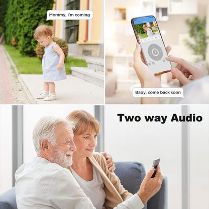 SriHome SH061 2MP 2.4G WiFi AI Humanoid Tracking Infrared Night Vision Camera, EU Plug, US Plug, UK Plug