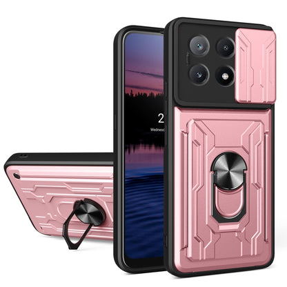 Sliding Camshield TPU+PC Phone Case with Card Slot