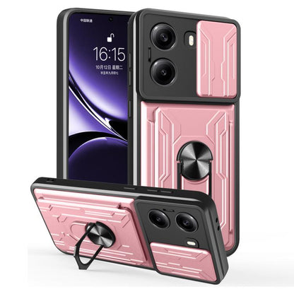 Sliding Camshield TPU+PC Phone Case with Card Slot