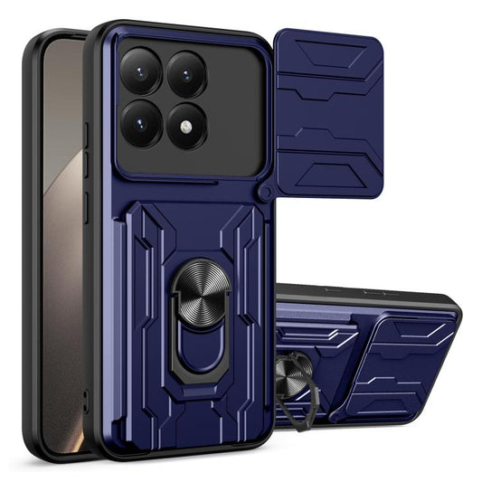 Sliding Camshield TPU+PC Phone Case with Card Slot, For Xiaomi 15T 5G, For Xiaomi Poco F7 Ultra, For Xiaomi Poco F7 Pro, For Xiaomi Poco X7 Pro, For Xiaomi Poco M7 Pro 5G, For Xiaomi 14T Pro, For Xiaomi Poco X6 Pro