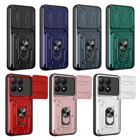 Sliding Camshield TPU+PC Phone Case with Card Slot, For Xiaomi 15T 5G, For Xiaomi Poco F7 Ultra, For Xiaomi Poco F7 Pro, For Xiaomi Poco X7 Pro, For Xiaomi Poco M7 Pro 5G, For Xiaomi 14T Pro, For Xiaomi Poco X6 Pro