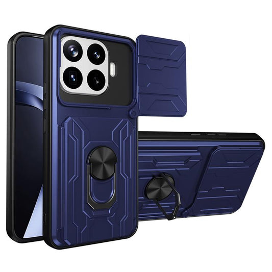 Sliding Camshield TPU+PC Phone Case with Card Slot, For Xiaomi 17T Pro 5G, For Xiaomi 15T 5G, For Xiaomi Poco F7 Ultra, For Xiaomi Poco F7 Pro, For Xiaomi Poco X7 Pro, For Xiaomi Poco M7 Pro 5G, For Xiaomi 14T Pro, For Xiaomi Poco X6 Pro