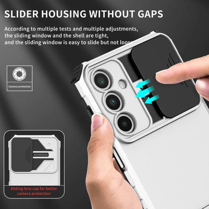 Stereoscopic Holder Sliding Camshield Phone Case, For Samsung Galaxy A36, For Samsung Galaxy A16  4G / 5G, For Samsung Galaxy A55 5G, For Samsung Galaxy A35 5G, For Samsung Galaxy A25 5G