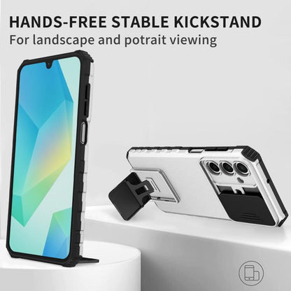 Stereoscopic Holder Sliding Camshield Phone Case, For Samsung Galaxy A36, For Samsung Galaxy A16  4G / 5G, For Samsung Galaxy A55 5G, For Samsung Galaxy A35 5G, For Samsung Galaxy A25 5G