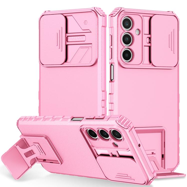 Stereoscopic Holder Sliding Camshield Phone Case, For Samsung Galaxy A36, For Samsung Galaxy A16  4G / 5G, For Samsung Galaxy A55 5G, For Samsung Galaxy A35 5G, For Samsung Galaxy A25 5G