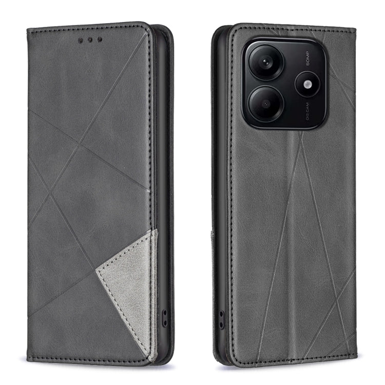 Rhombus Texture Magnetic Leather Phone Case, For Redmi K90 Max 5G, For Redmi A7 Pro 171mm / Poco C85x 5G, For Redmi 15a 5G, For Redmi Tubo 5 Max / Poco X8 Pro Max, For Redmi Tubo 5 / Poco X8 Pro 5G, For Redmi Note 15 5G Global 164mm                    ...