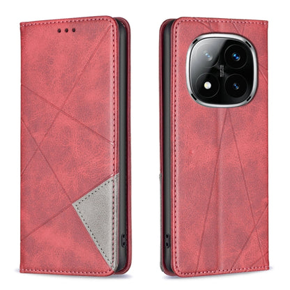 Rhombus Texture Magnetic Leather Phone Case, For Redmi K90 Max 5G, For Redmi A7 Pro 171mm / Poco C85x 5G, For Redmi 15a 5G, For Redmi Tubo 5 Max / Poco X8 Pro Max, For Redmi Tubo 5 / Poco X8 Pro 5G, For Redmi Note 15 5G Global 164mm                    ...