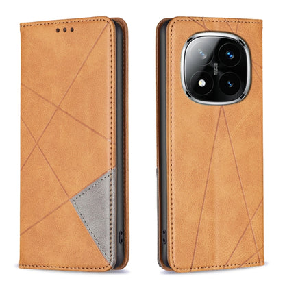 Rhombus Texture Magnetic Leather Phone Case, For Redmi K90 Max 5G, For Redmi A7 Pro 171mm / Poco C85x 5G, For Redmi 15a 5G, For Redmi Tubo 5 Max / Poco X8 Pro Max, For Redmi Tubo 5 / Poco X8 Pro 5G, For Redmi Note 15 5G Global 164mm                    ...
