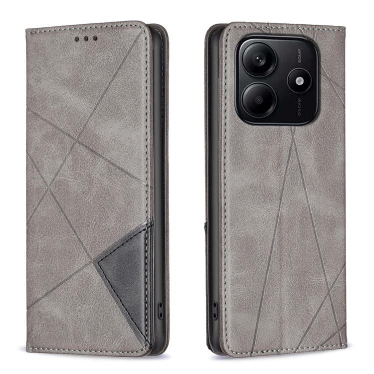 Rhombus Texture Magnetic Leather Phone Case, For Redmi K90 Max 5G, For Redmi A7 Pro 171mm / Poco C85x 5G, For Redmi 15a 5G, For Redmi Tubo 5 Max / Poco X8 Pro Max, For Redmi Tubo 5 / Poco X8 Pro 5G, For Redmi Note 15 5G Global 164mm                    ...