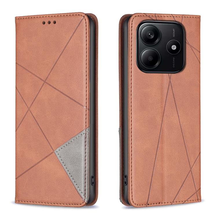 Rhombus Texture Magnetic Leather Phone Case, For Redmi K90 Max 5G, For Redmi A7 Pro 171mm / Poco C85x 5G, For Redmi 15a 5G, For Redmi Tubo 5 Max / Poco X8 Pro Max, For Redmi Tubo 5 / Poco X8 Pro 5G, For Redmi Note 15 5G Global 164mm                    ...