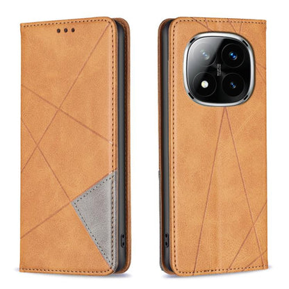 Rhombus Texture Magnetic Leather Phone Case, For Redmi K90 Max 5G, For Redmi A7 Pro 171mm / Poco C85x 5G, For Redmi 15a 5G, For Redmi Tubo 5 Max / Poco X8 Pro Max, For Redmi Tubo 5 / Poco X8 Pro 5G, For Redmi Note 15 5G Global 164mm                    ...
