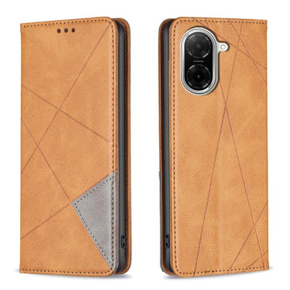 Rhombus Texture Magnetic Leather Phone Case, For Redmi 15 5G Global / 15 4G SEA 169.5mm, For Redmi A5 4G 171.7mm, For Redmi K80 / K80 Pro, For Redmi Note 14 Pro 4G, For Redmi Note 14 4G 163.25mm, For Redmi Note 14 5G                                    ...