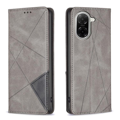 Rhombus Texture Magnetic Leather Phone Case, For Redmi 15 5G Global / 15 4G SEA 169.5mm, For Redmi A5 4G 171.7mm, For Redmi K80 / K80 Pro, For Redmi Note 14 Pro 4G, For Redmi Note 14 4G 163.25mm, For Redmi Note 14 5G                                    ...