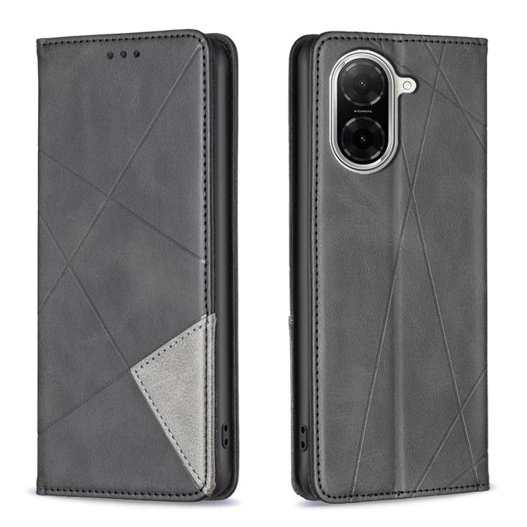 Rhombus Texture Magnetic Leather Phone Case, For Redmi 15 5G Global / 15 4G SEA 169.5mm, For Redmi A5 4G 171.7mm, For Redmi K80 / K80 Pro, For Redmi Note 14 Pro 4G, For Redmi Note 14 4G 163.25mm, For Redmi Note 14 5G                                    ...