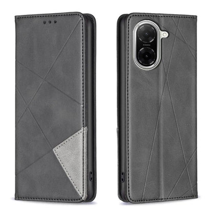 Rhombus Texture Magnetic Leather Phone Case, For Redmi 15 5G Global / 15 4G SEA 169.5mm, For Redmi A5 4G 171.7mm, For Redmi K80 / K80 Pro, For Redmi Note 14 Pro 4G, For Redmi Note 14 4G 163.25mm, For Redmi Note 14 5G                                    ...