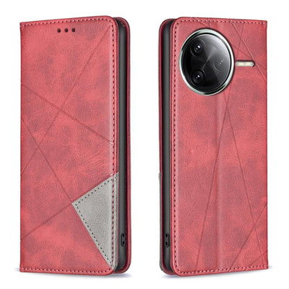 Rhombus Texture Magnetic Leather Phone Case, For Redmi 15 5G Global / 15 4G SEA 169.5mm, For Redmi A5 4G 171.7mm, For Redmi K80 / K80 Pro, For Redmi Note 14 Pro 4G, For Redmi Note 14 4G 163.25mm, For Redmi Note 14 5G                                    ...