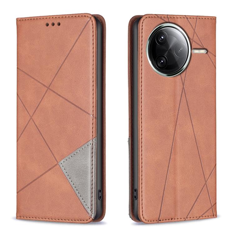 Rhombus Texture Magnetic Leather Phone Case, For Redmi 15 5G Global / 15 4G SEA 169.5mm, For Redmi A5 4G 171.7mm, For Redmi K80 / K80 Pro, For Redmi Note 14 Pro 4G, For Redmi Note 14 4G 163.25mm, For Redmi Note 14 5G                                    ...