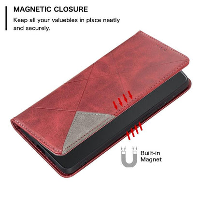 Rhombus Texture Magnetic Leather Phone Case, For Redmi 15 5G Global / 15 4G SEA 169.5mm, For Redmi A5 4G 171.7mm, For Redmi K80 / K80 Pro, For Redmi Note 14 Pro 4G, For Redmi Note 14 4G 163.25mm, For Redmi Note 14 5G                                    ...
