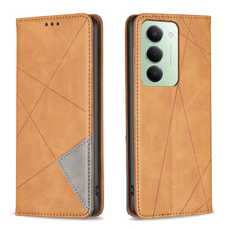 Rhombus Texture Magnetic Leather Phone Case, For Redmi 15 5G Global / 15 4G SEA 169.5mm, For Redmi A5 4G 171.7mm, For Redmi K80 / K80 Pro, For Redmi Note 14 Pro 4G, For Redmi Note 14 4G 163.25mm, For Redmi Note 14 5G                                    ...