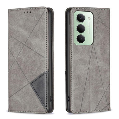 Rhombus Texture Magnetic Leather Phone Case, For Redmi 15 5G Global / 15 4G SEA 169.5mm, For Redmi A5 4G 171.7mm, For Redmi K80 / K80 Pro, For Redmi Note 14 Pro 4G, For Redmi Note 14 4G 163.25mm, For Redmi Note 14 5G                                    ...