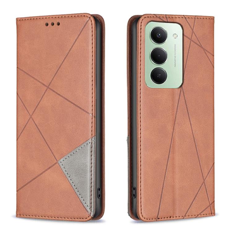 Rhombus Texture Magnetic Leather Phone Case, For Redmi 15 5G Global / 15 4G SEA 169.5mm, For Redmi A5 4G 171.7mm, For Redmi K80 / K80 Pro, For Redmi Note 14 Pro 4G, For Redmi Note 14 4G 163.25mm, For Redmi Note 14 5G                                    ...