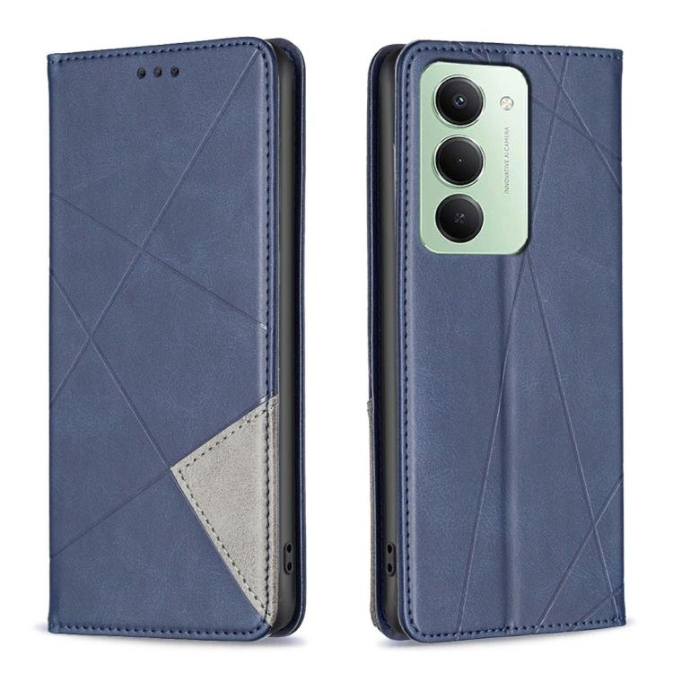 Rhombus Texture Magnetic Leather Phone Case, For Redmi 15 5G Global / 15 4G SEA 169.5mm, For Redmi A5 4G 171.7mm, For Redmi K80 / K80 Pro, For Redmi Note 14 Pro 4G, For Redmi Note 14 4G 163.25mm, For Redmi Note 14 5G                                    ...