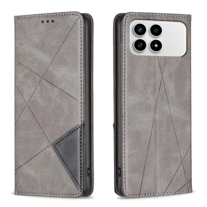 Rhombus Texture Magnetic Leather Phone Case, For Redmi K90 Max 5G, For Redmi A7 Pro 171mm / Poco C85x 5G, For Redmi 15a 5G, For Redmi Tubo 5 Max / Poco X8 Pro Max, For Redmi Tubo 5 / Poco X8 Pro 5G, For Redmi Note 15 5G Global 164mm                    ...
